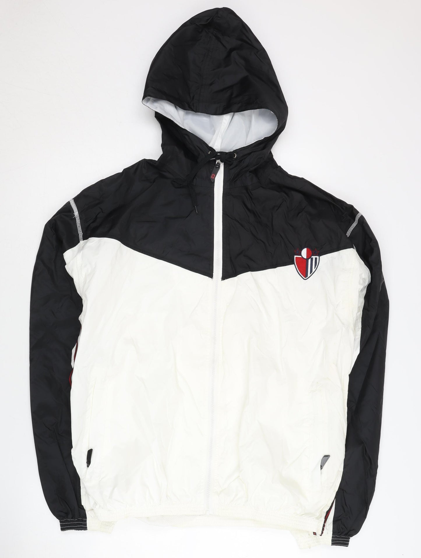 Crane Sports Men’s Black White Windbreaker Jacket M