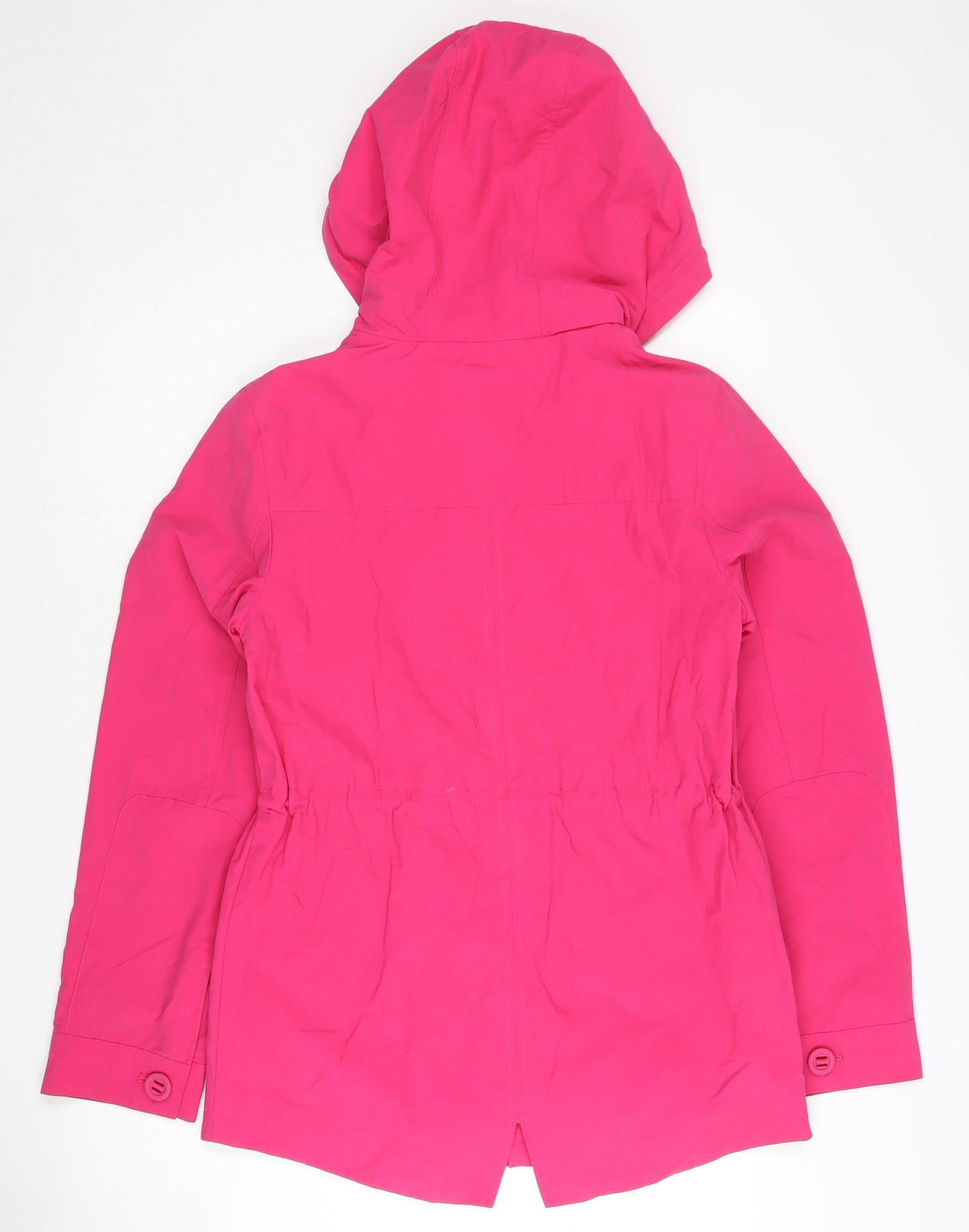 Marks and Spencer Women's Pink Size 6 Hooded Rain Coat