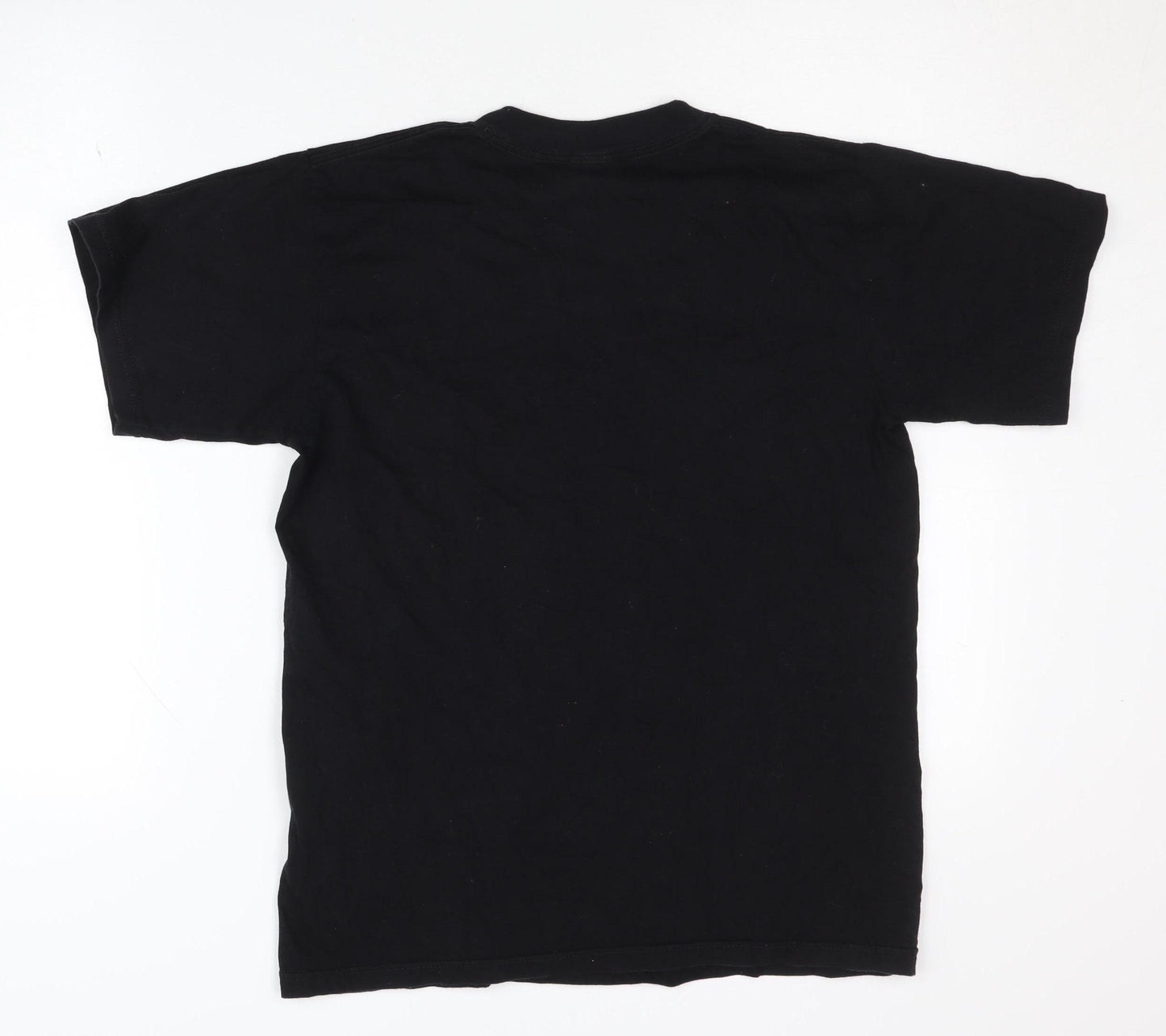 York Men's Black Music Graphic T-Shirt - Size S