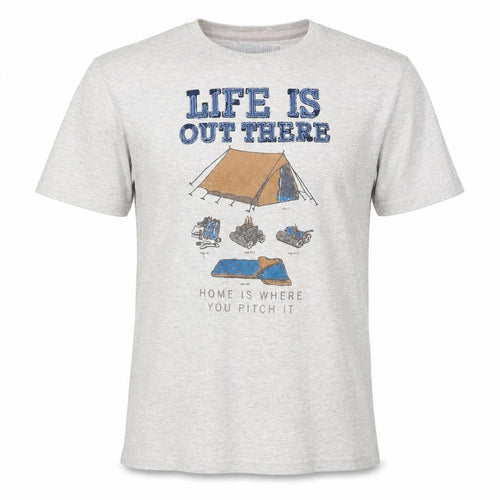 Fat Face Men's Grey Graphic Outdoor T-Shirt Size S