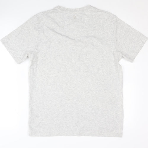 Fat Face Men's Grey Graphic Outdoor T-Shirt Size S