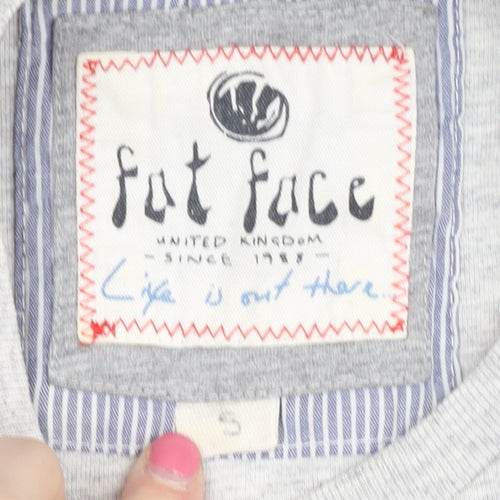 Fat Face Men's Grey Graphic Outdoor T-Shirt Size S