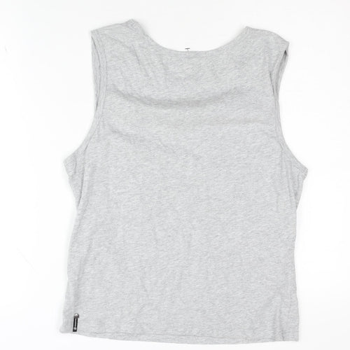 VonZipper Grey Sleeveless Tank Top Size 10