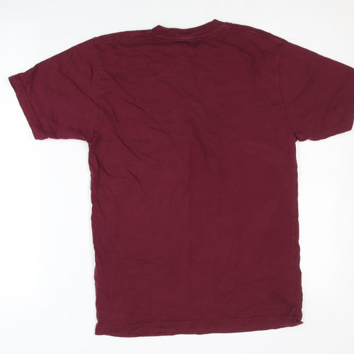 Vans Men's Red Classic Fit Crew Neck T-Shirt S