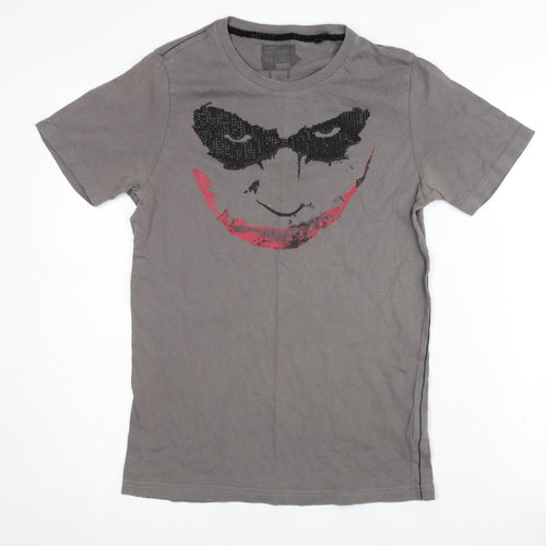 Next Men's Grey Batman Movie T-Shirt, Size S, Graphic Print