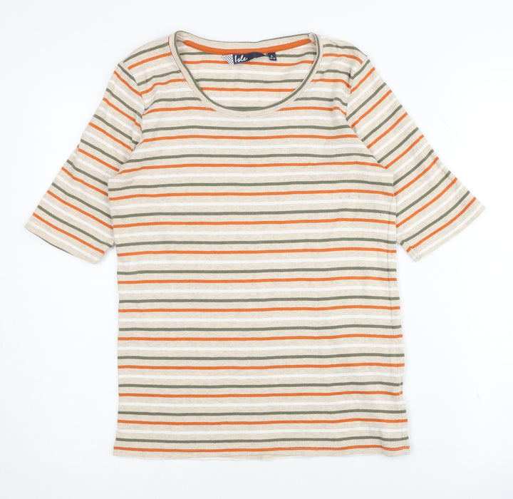 Isle Women's Multicoloured Striped T-Shirt S