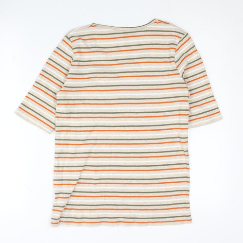 Isle Women's Multicoloured Striped T-Shirt S
