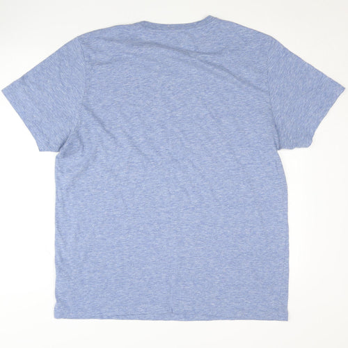 Next Men's XL Blue Graphic Print T-Shirt Casual