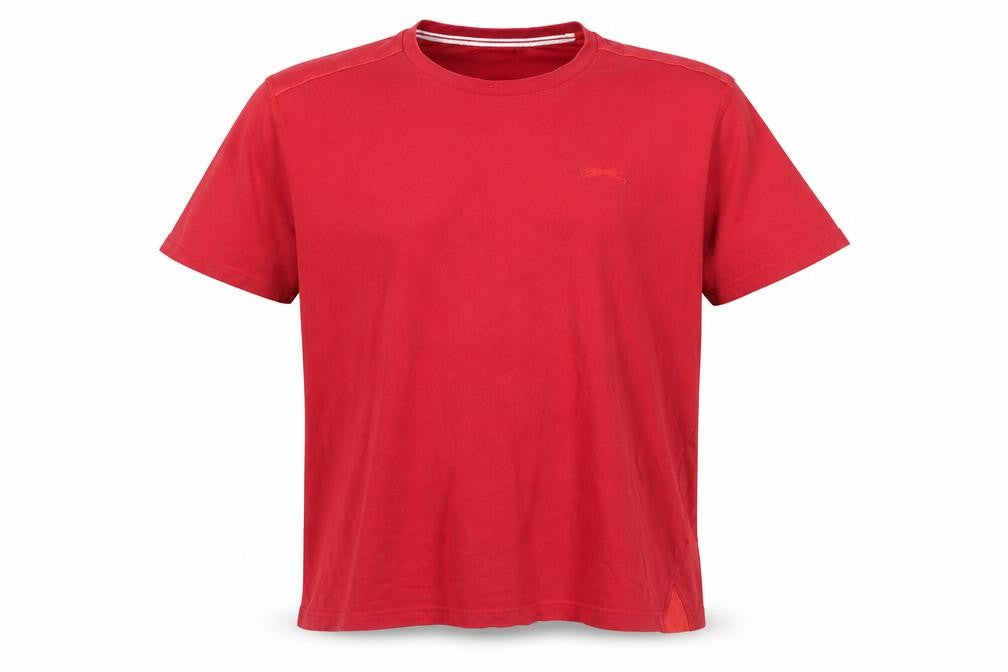 Slazenger Red Men's L Crew Neck Cotton T-Shirt
