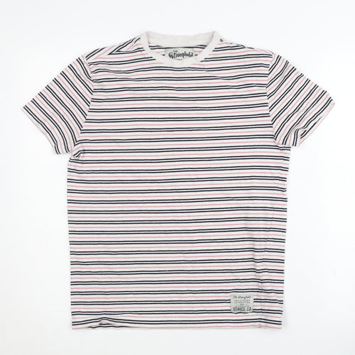 The Stronghold Unisex Stripe T-Shirt XS Multicoloured