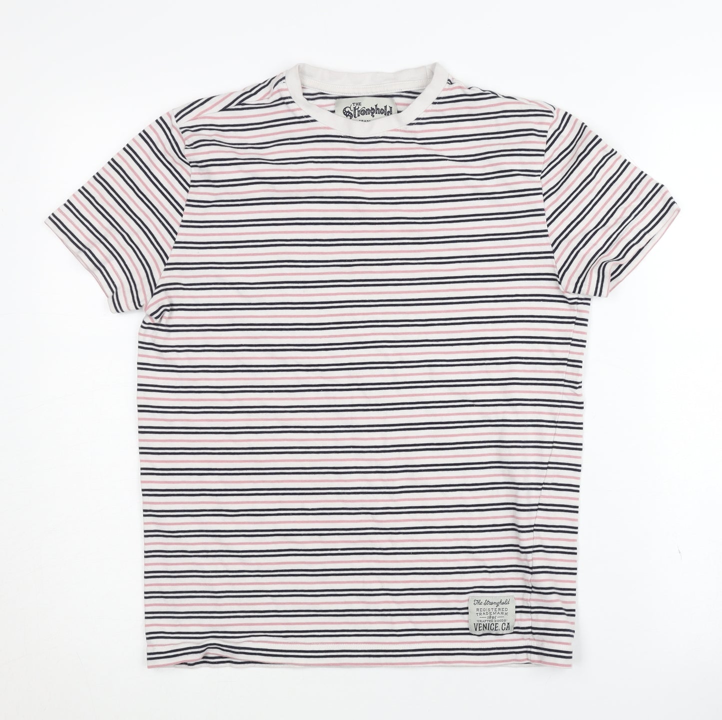 The Stronghold Unisex Stripe T-Shirt XS Multicoloured