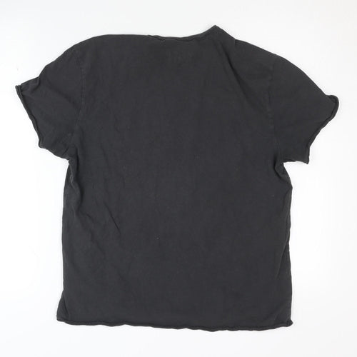 Amplified AC/DC Band Tee – Men's Black M, Cotton Rock T-Shirt