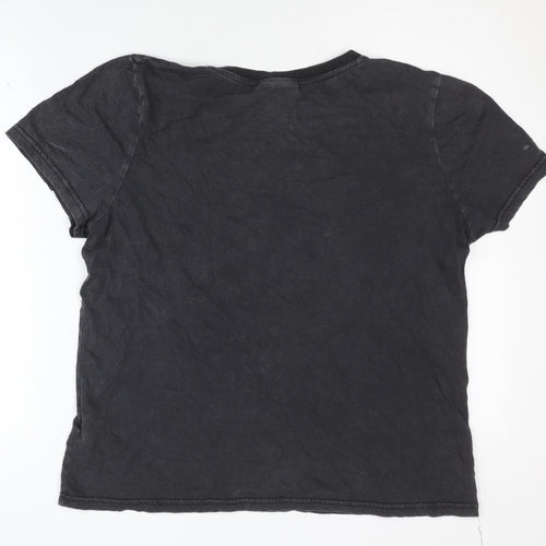 Disney Unisex Black Graphic T-Shirt M