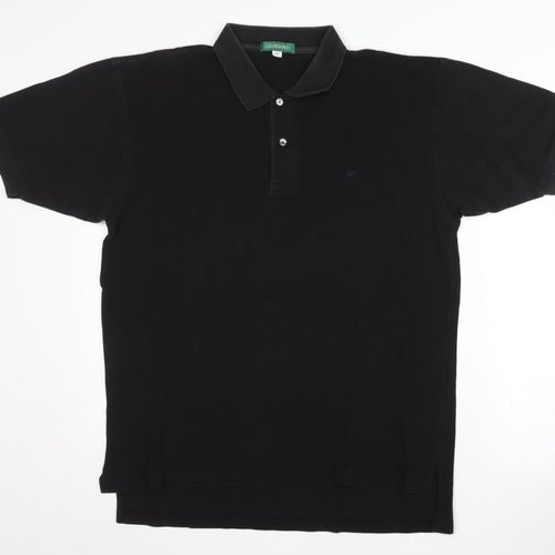 Giordano Men's Black XL Polo Shirt - Stylish Casual Wear