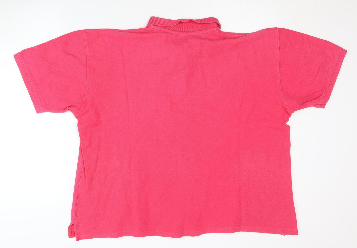 Jumper XL Pink Unisex Polo Shirt Cotton Casual