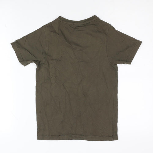 McKenzie Boys Green T-Shirt 10-11 Years Short Sleeve Casual