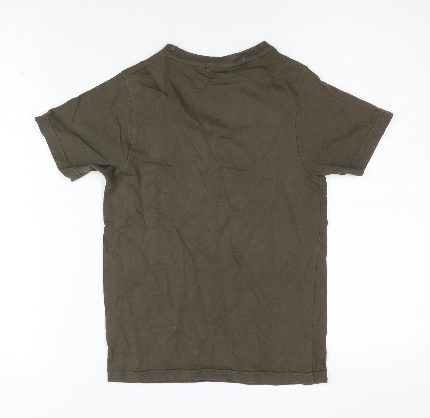 McKenzie Boys Green T-Shirt 10-11 Years Short Sleeve Casual