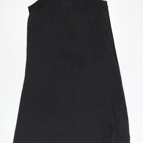 Mercer & Madison Black Hi-Low Slip Dress Size 10