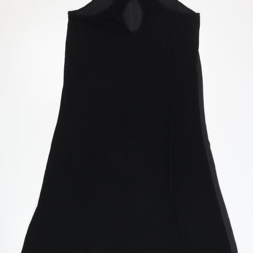 Mercer & Madison Black Hi-Low Slip Dress Size 10