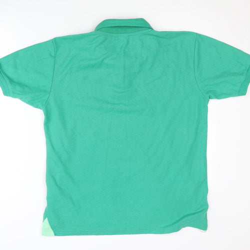 Slazenger Men's Green Polo Shirt M