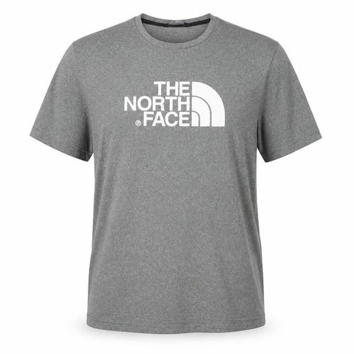 The North Face Men's Grey Short Sleeve Crew Neck T-Shirt