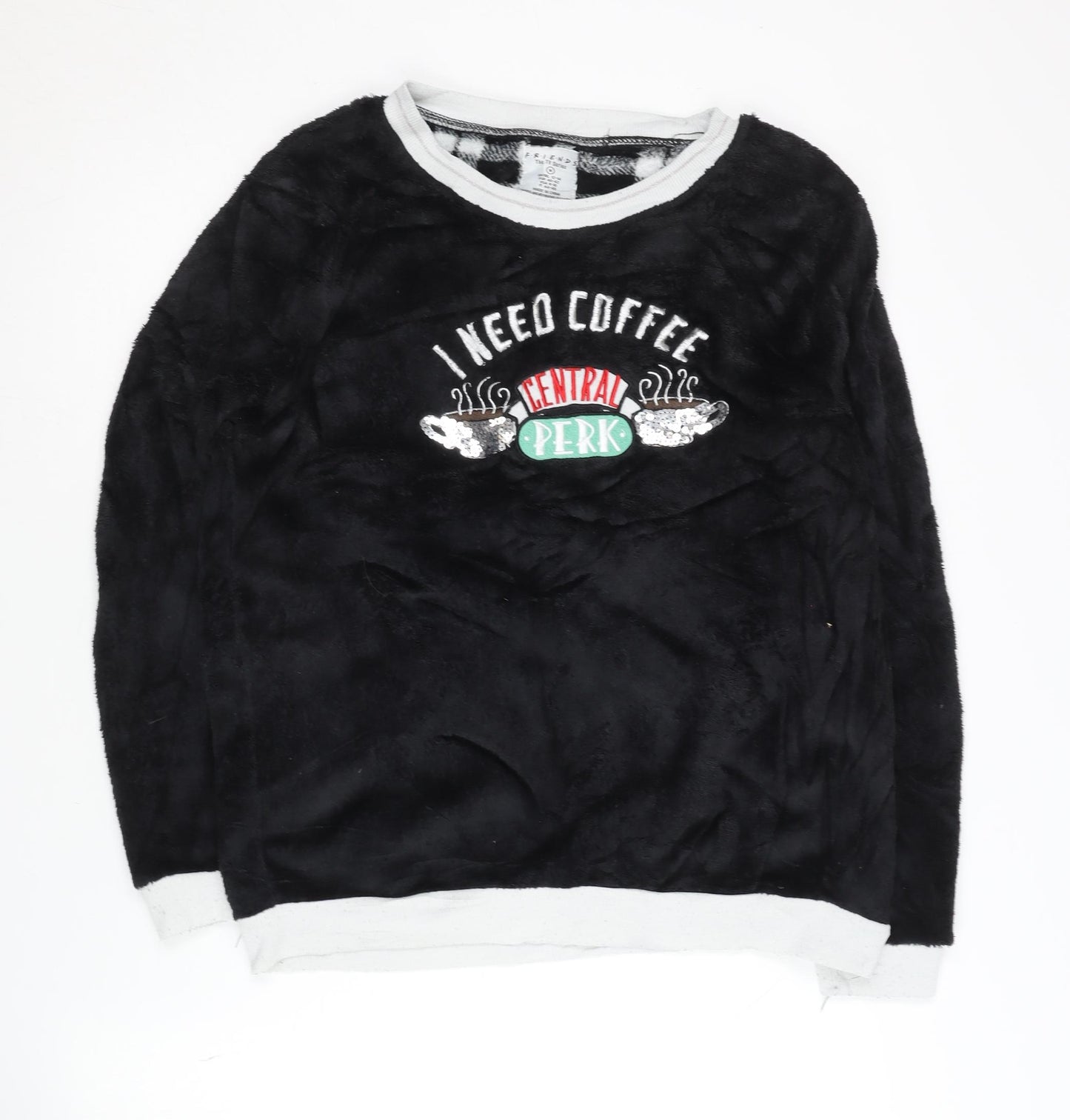 Friends Women's Fleece Graphic Jumper Size 12-14