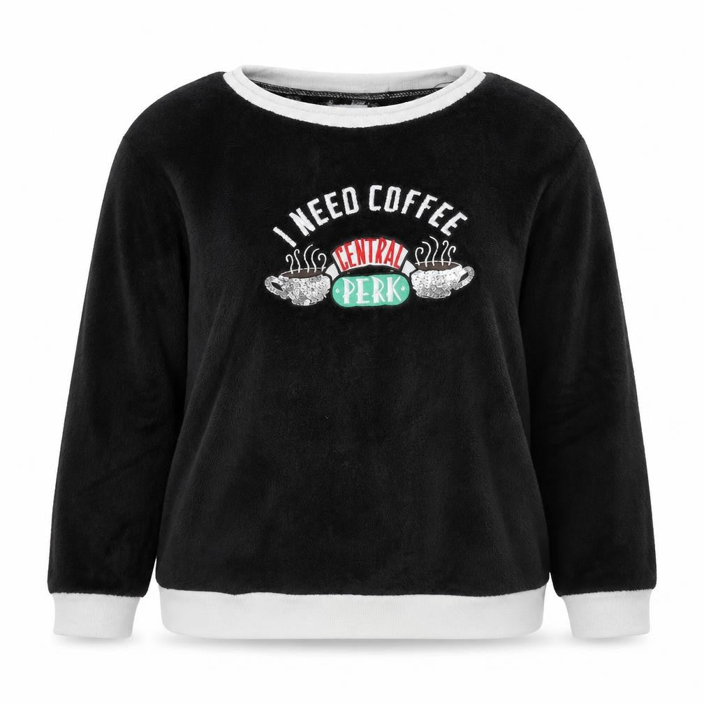 Friends Women's Fleece Graphic Jumper Size 12-14