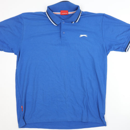 Slazenger Men's Blue Polo Shirt XL