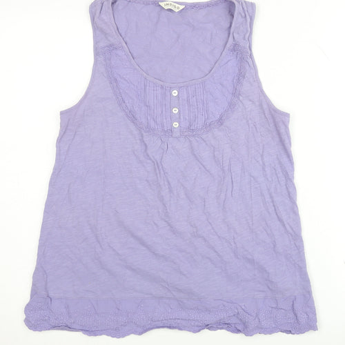 Marks and Spencer Women's Purple Tank Top Size 12