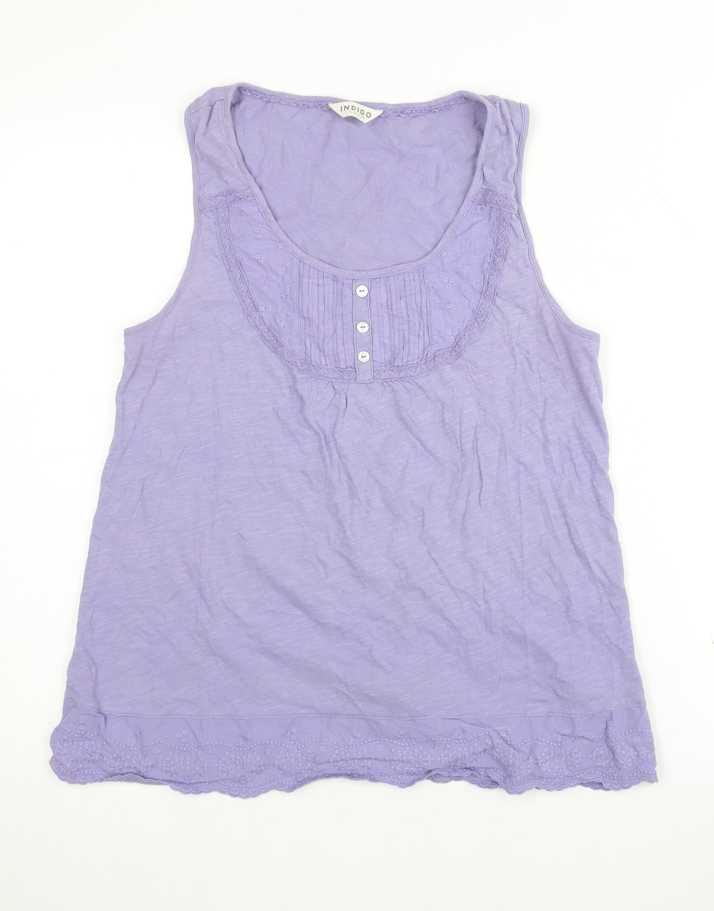 Marks and Spencer Women's Purple Tank Top Size 12
