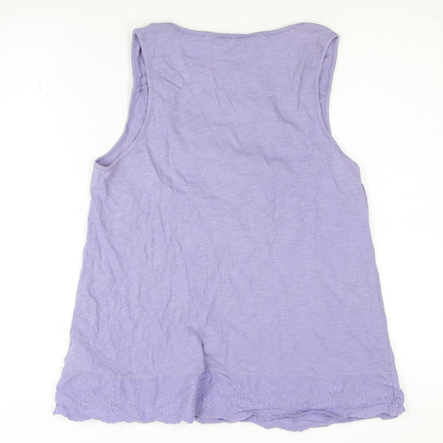 Marks and Spencer Women's Purple Tank Top Size 12