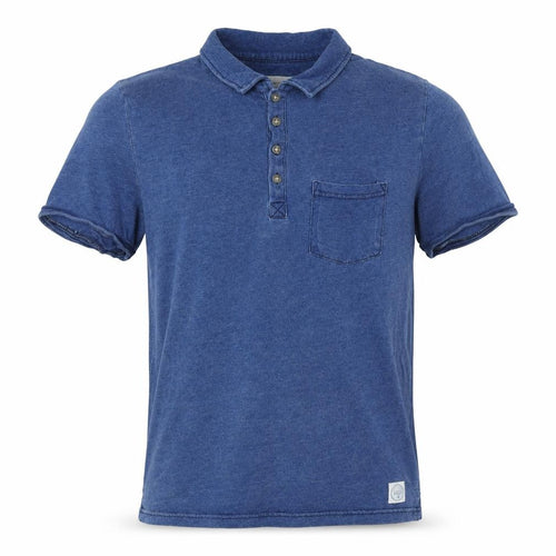 Native Youth Men's Blue Polo Shirt - Size S, Casual Style