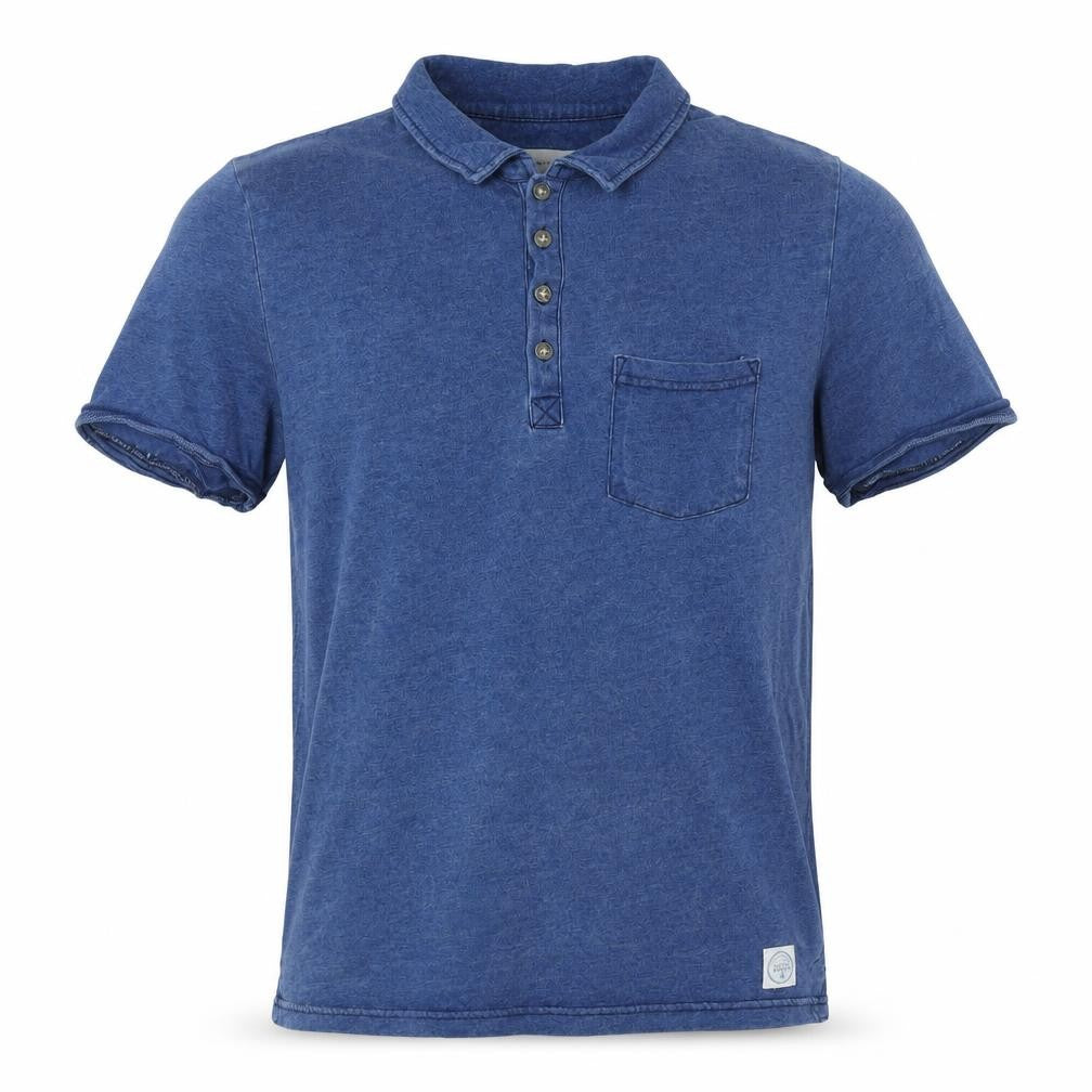 Native Youth Men's Blue Polo Shirt - Size S, Casual Style