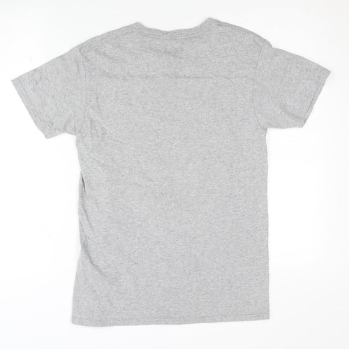 Disney Unisex Adults Grey Mickey Mouse T-Shirt