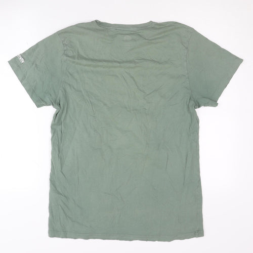Lambretta Men's Green M Cotton Crew T-Shirt
