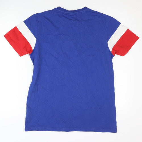 Ellesse Men's Blue Graphic T-Shirt Medium
