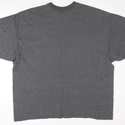 Champion Men's Grey XL Crew Neck T-Shirt Logo