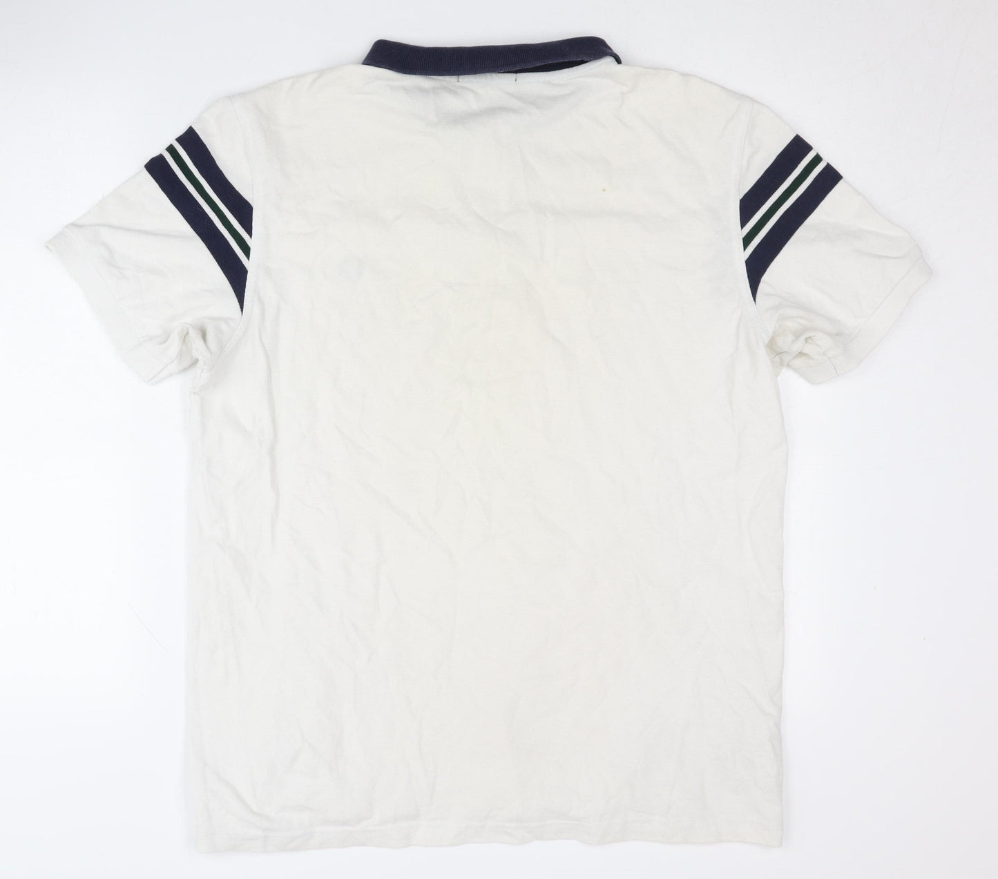Fred Perry Men's White XL Polo Shirt with Logo