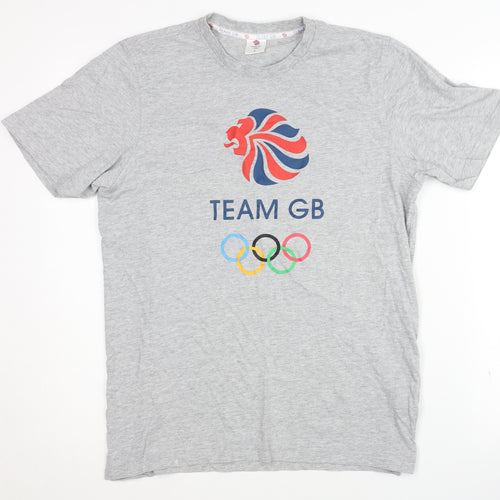 Team GB Men's Grey Olympic T-Shirt S