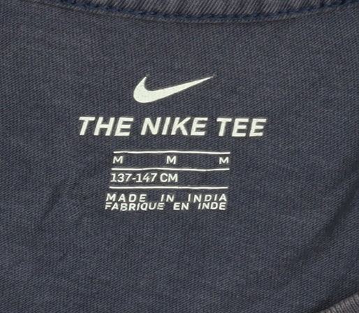 Nike Boys Blue Graphic T-Shirt 10-11 Years Casual Wear