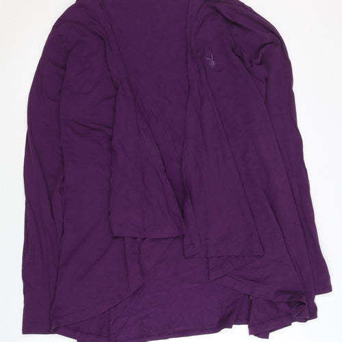 Playboy Women's Purple Cardigan Size 14 Long Sleeve