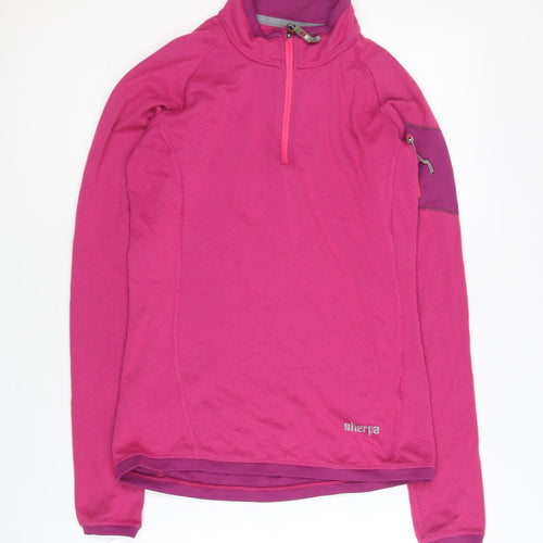 Sherpa Women's Pink S Sweatshirt Outdoor Light