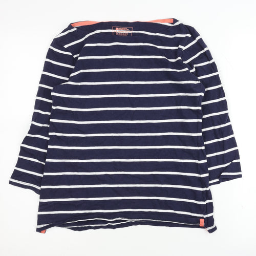 Mountain Warehouse Women's Blue Striped Pullover Jumper Size 10