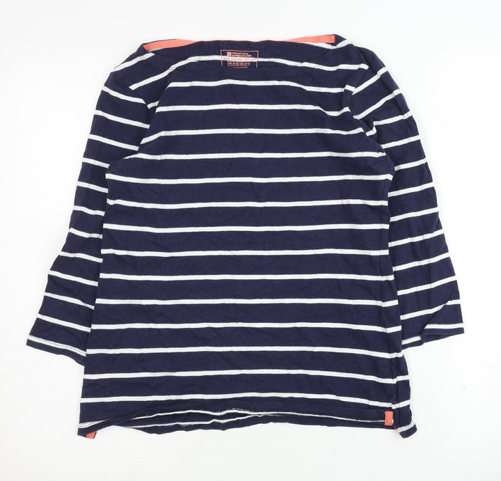 Mountain Warehouse Women's Blue Striped Pullover Jumper Size 10