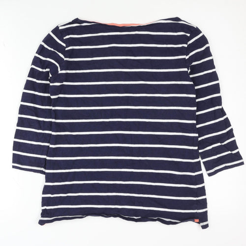 Mountain Warehouse Women's Blue Striped Pullover Jumper Size 10