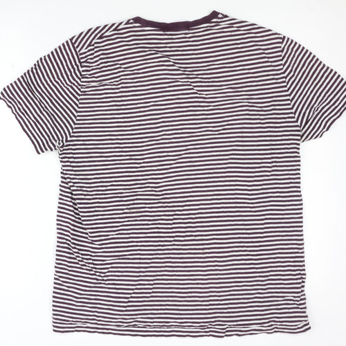 Fred Perry Men's Multicoloured Striped T-Shirt L
