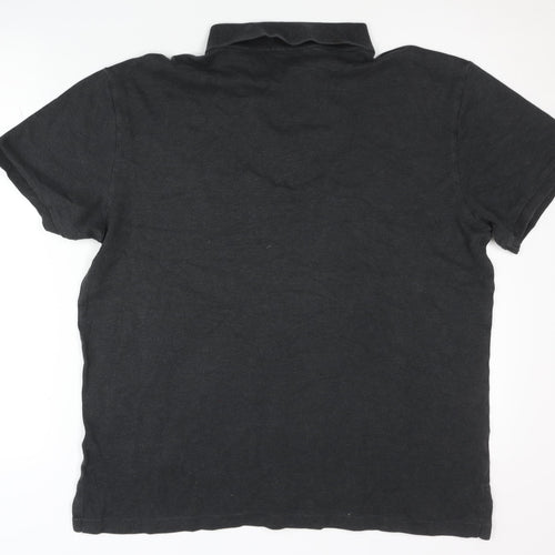 Polo Ralph Lauren Men's Black XL Slim Fit Polo