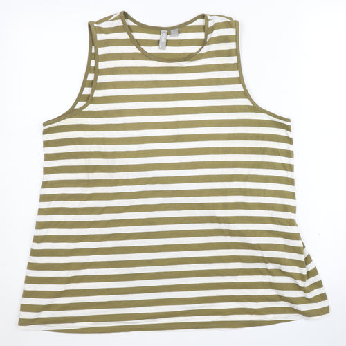 ASOS Women's Striped Multicoloured Tank UK 14