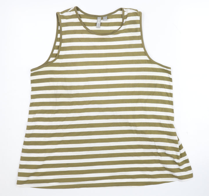 ASOS Women's Striped Multicoloured Tank UK 14