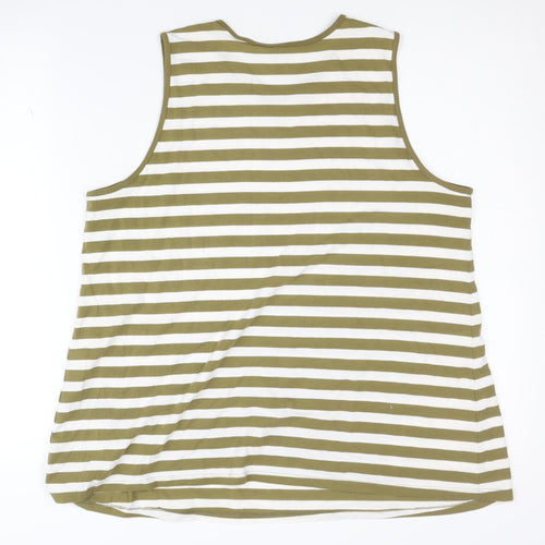 ASOS Women's Striped Multicoloured Tank UK 14